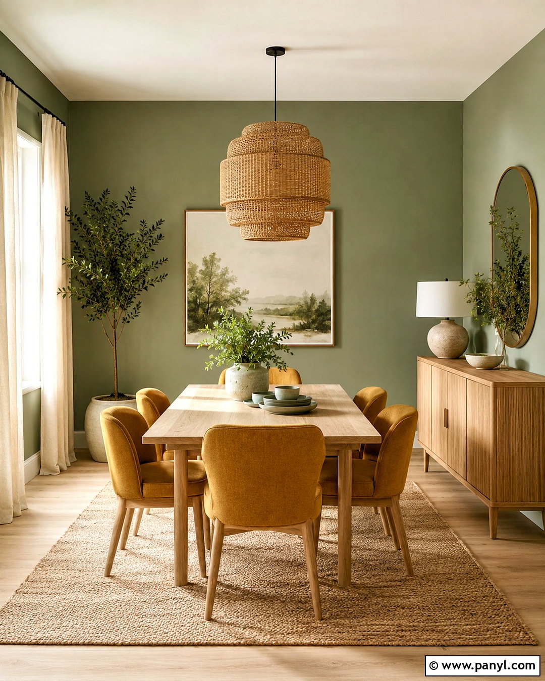 Mustard And Sage Green Dining Room - 20 mustard dining room ideas