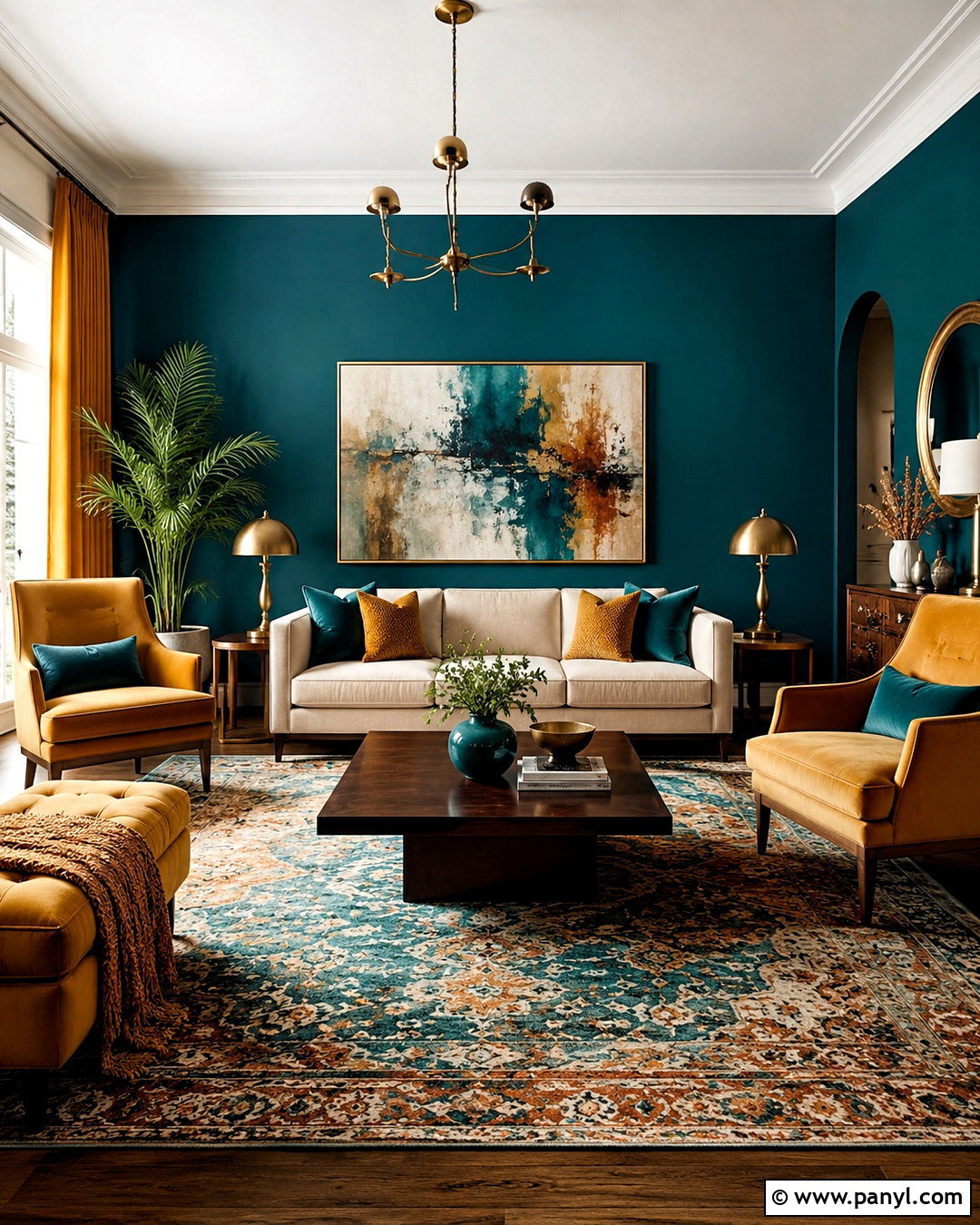 Mustard And Teal Living Room - 20 mustard color living room ideas