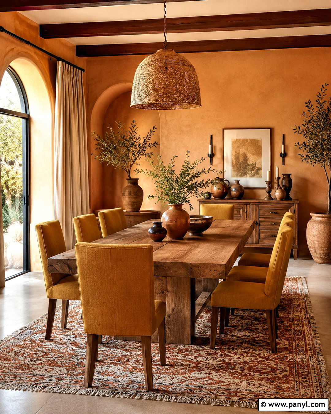 Mustard And Terracotta Dining Room - 20 mustard dining room ideas