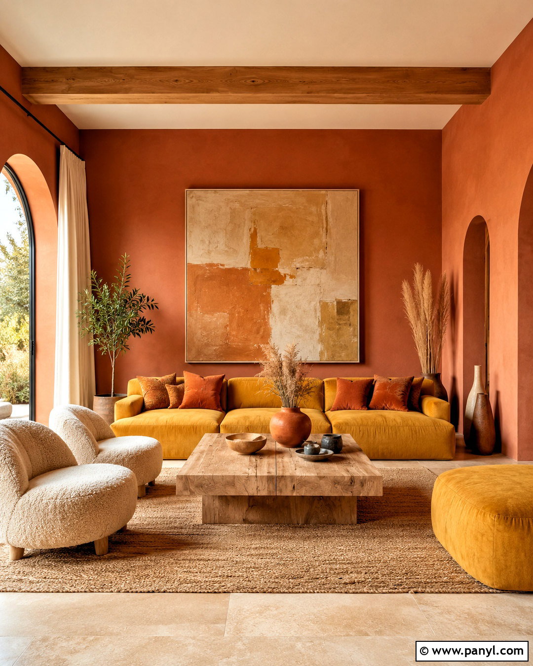 Mustard And Terracotta Living Room - 20 mustard color living room ideas