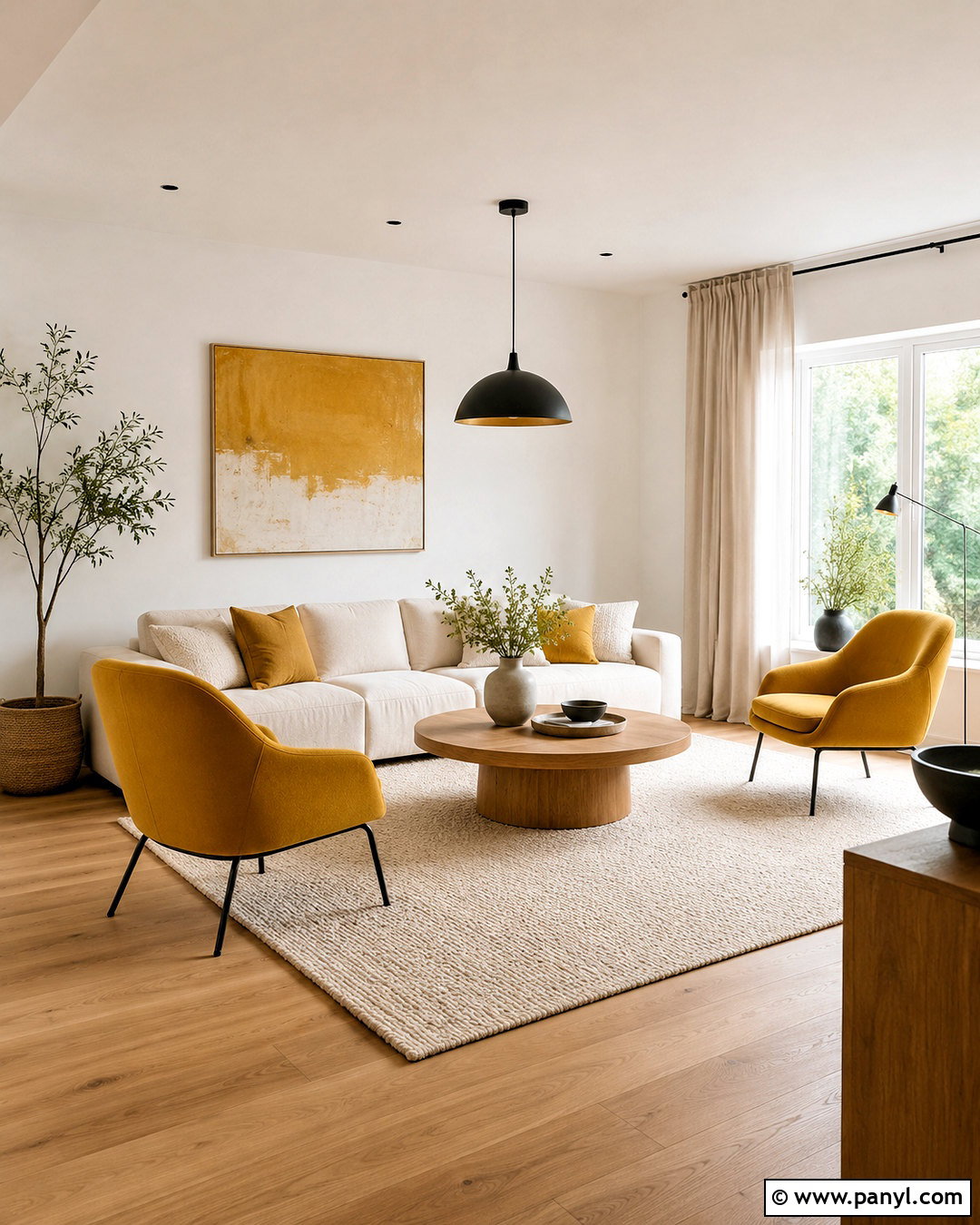 Mustard And White Living Room - 20 mustard color living room ideas