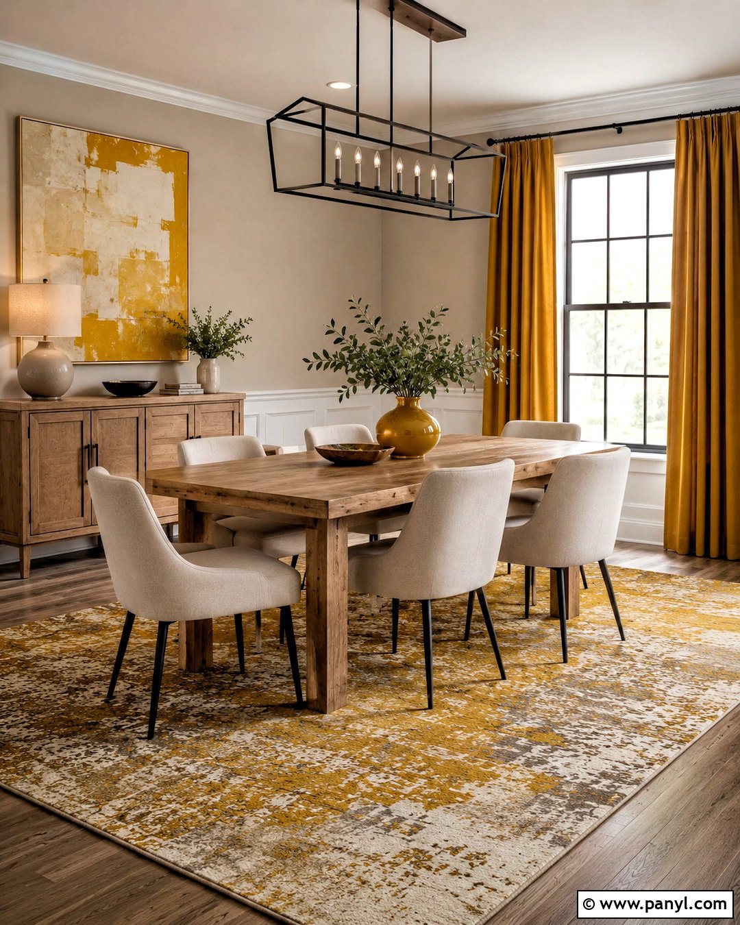 Mustard Dining Room Accent Decor - 20 mustard dining room ideas
