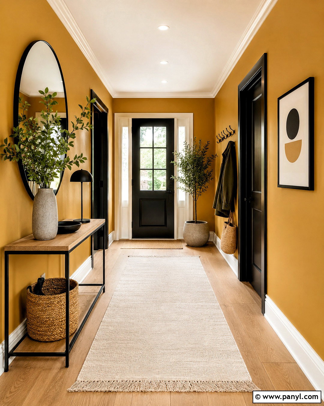 20 Mustard Hallway Ideas for a Bright, Welcoming Home Entry