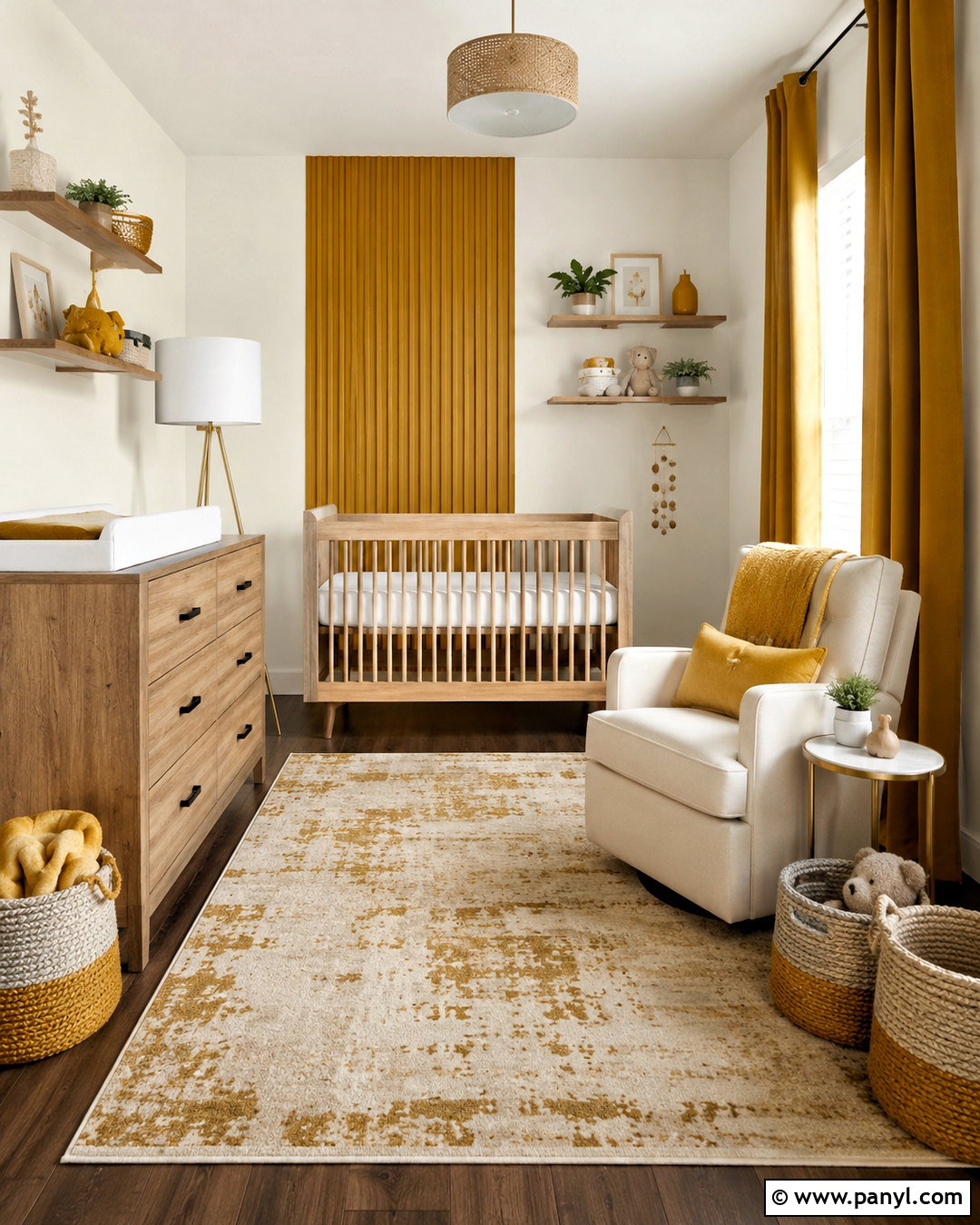 Mustard Small Nursery - 20 mustard nursery ideas