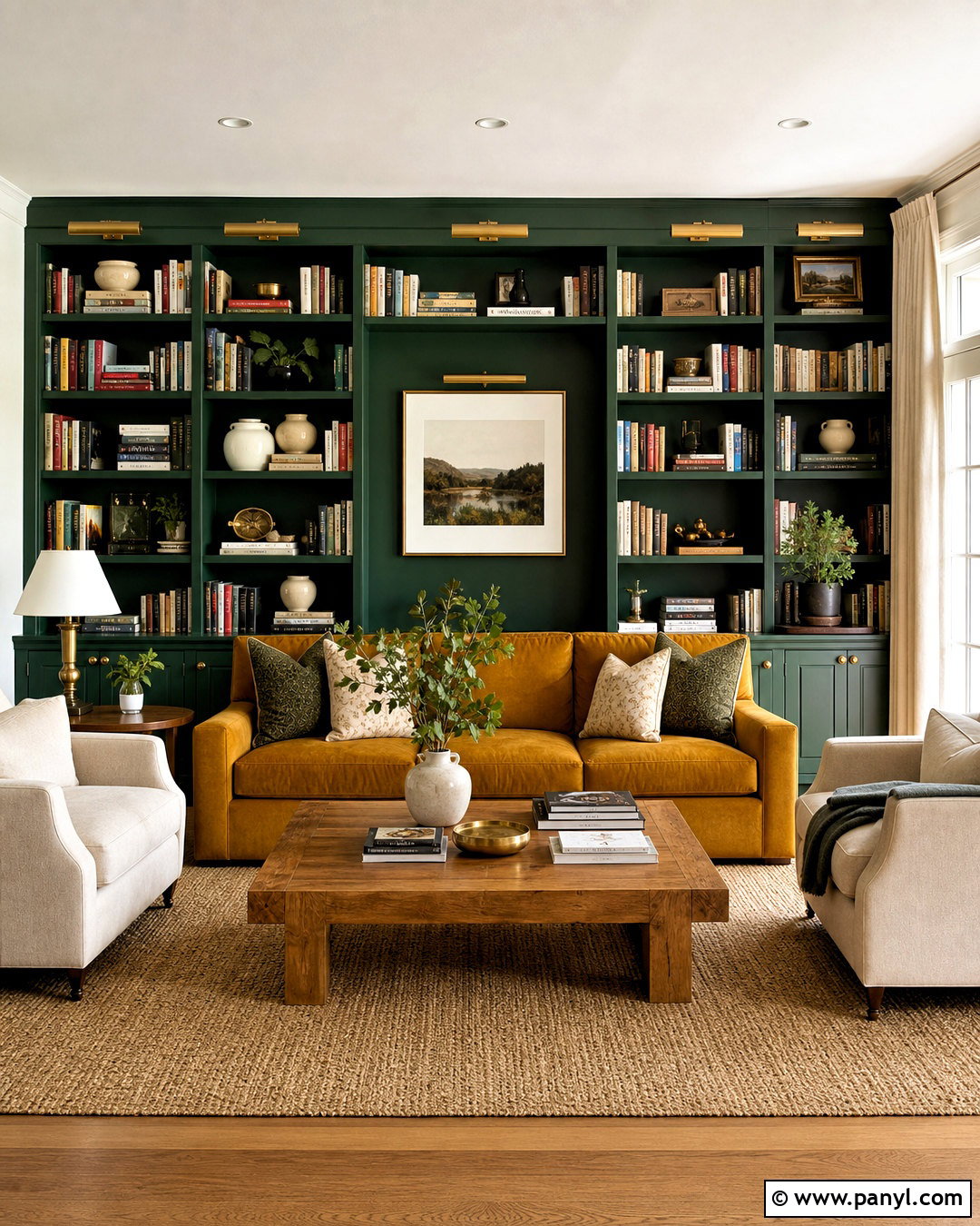 20 Green and Mustard Living Room Ideas for Cozy, Curated Style