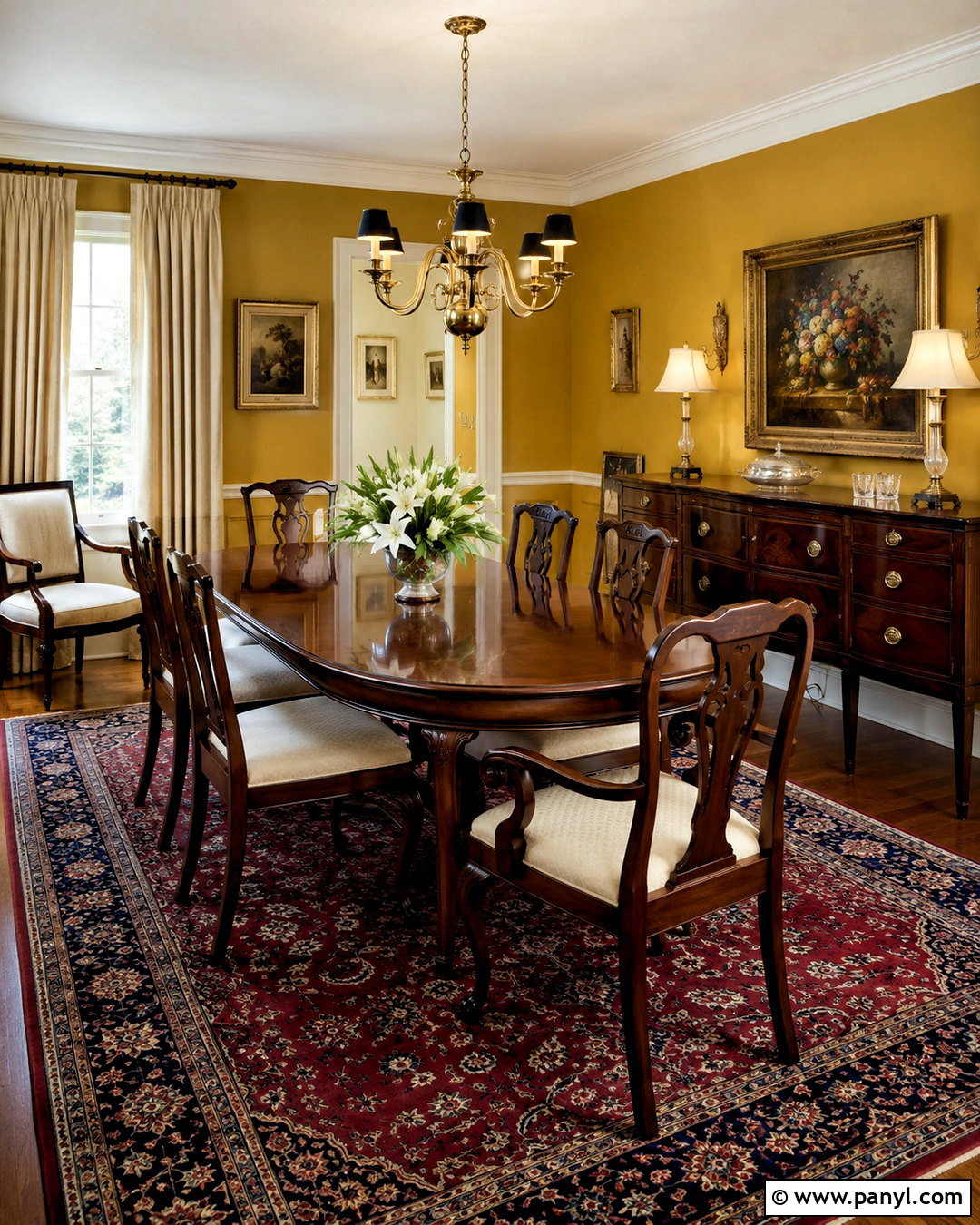Mustard Traditional Dining Room - 20 mustard dining room ideas