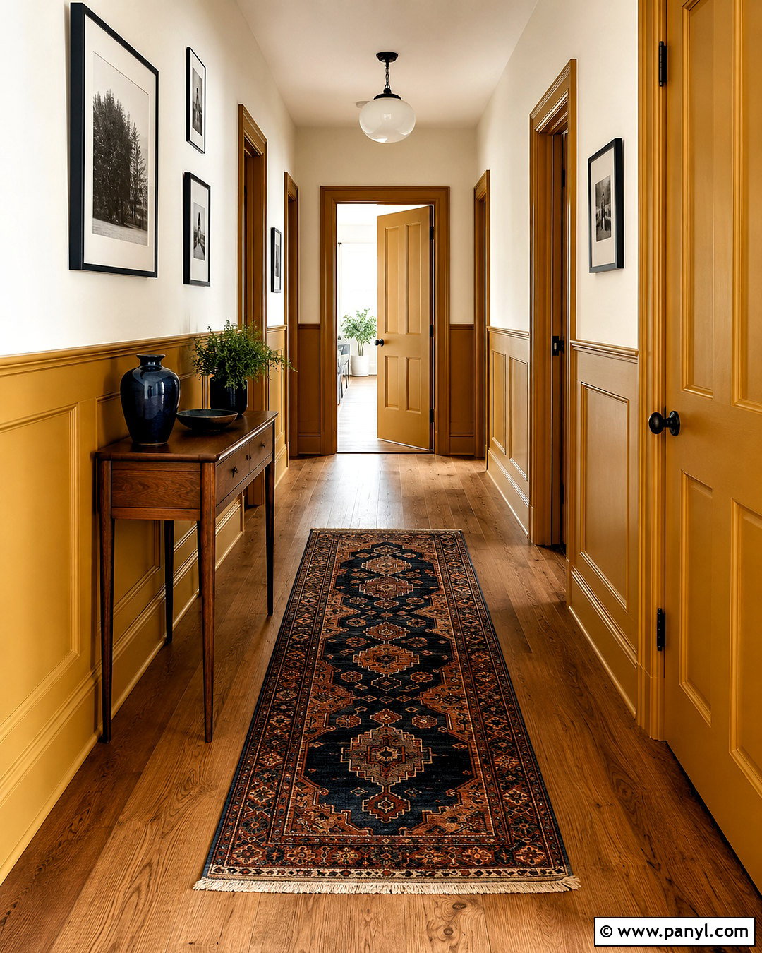 Mustard Wainscoting With White Walls - 20 painted wainscoting ideas color schemes