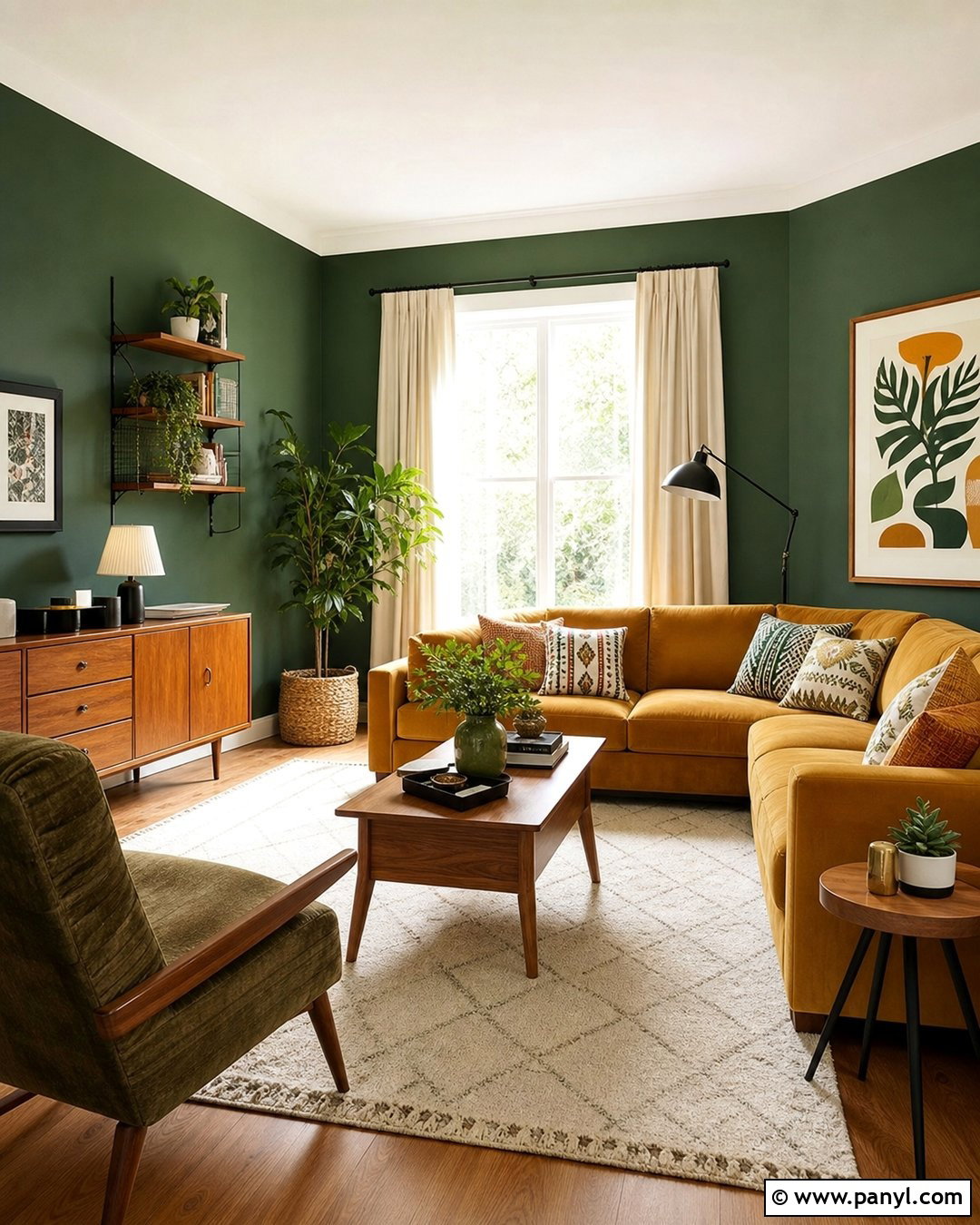Mustard Yellow Accent Color For Green Walls - 20 Accent Color For Green Walls