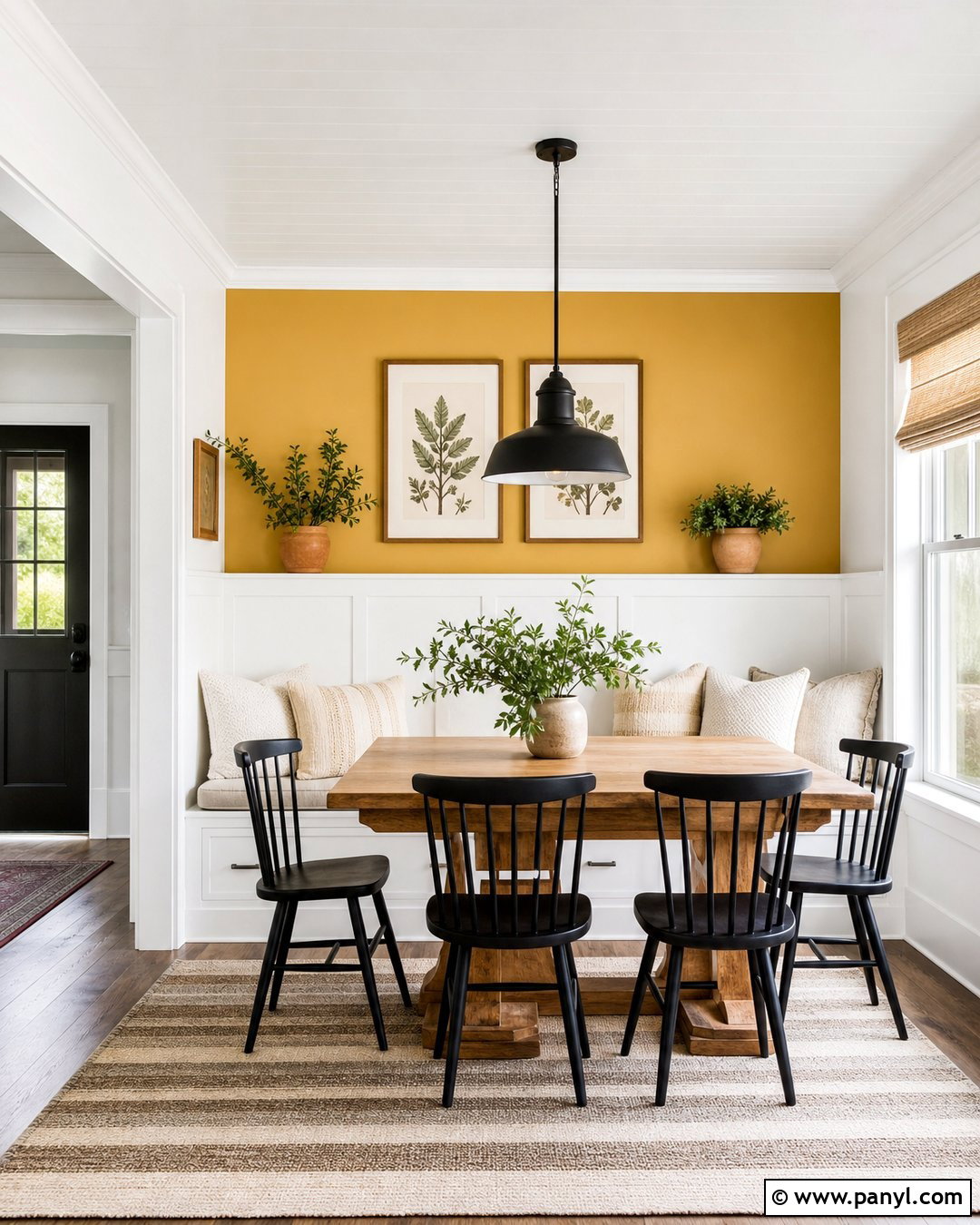 Mustard Yellow Accent Wall - 20 Accent Wall Color For White Room Ideas