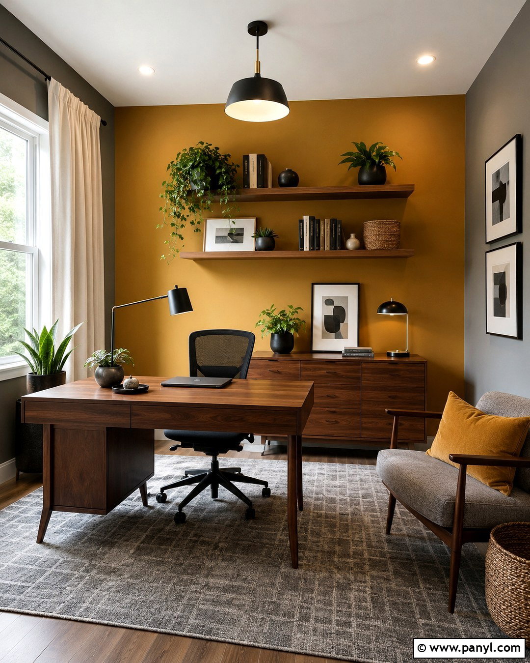 Mustard Yellow Accent Wall - 20 Accent Wall To Go With Gray Walls