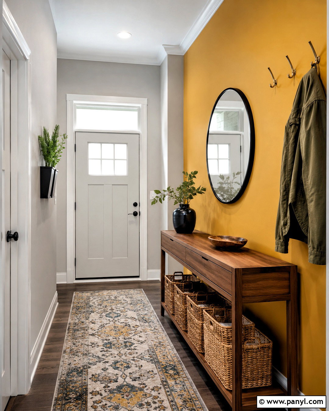 Mustard Yellow Accent Wall - 20 accent wall colors that go with gray ideas