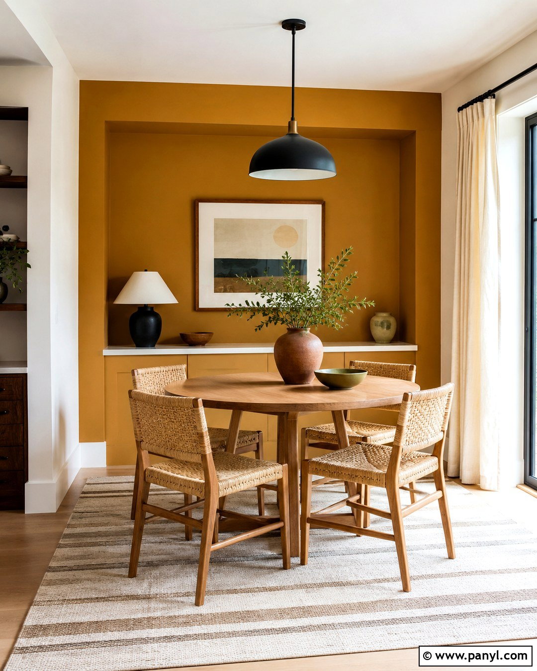 Mustard Yellow Accent Wall With Cream Walls - 20 Accent Wall With Cream Walls