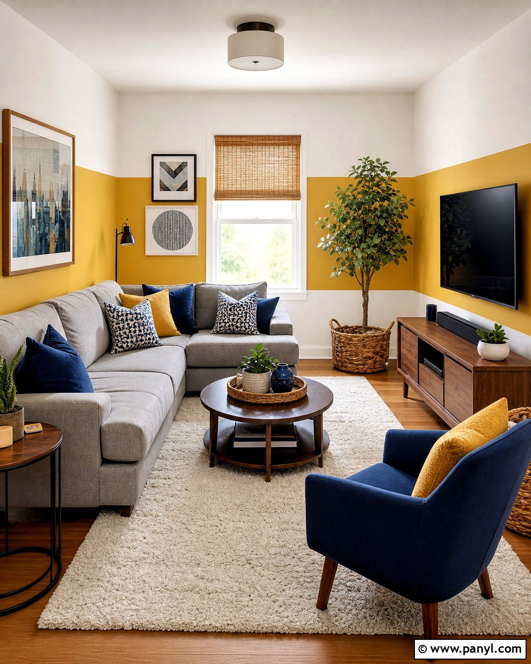 Mustard Yellow And Soft White Two Color Walls - 20 two color wall ideas paint ideas