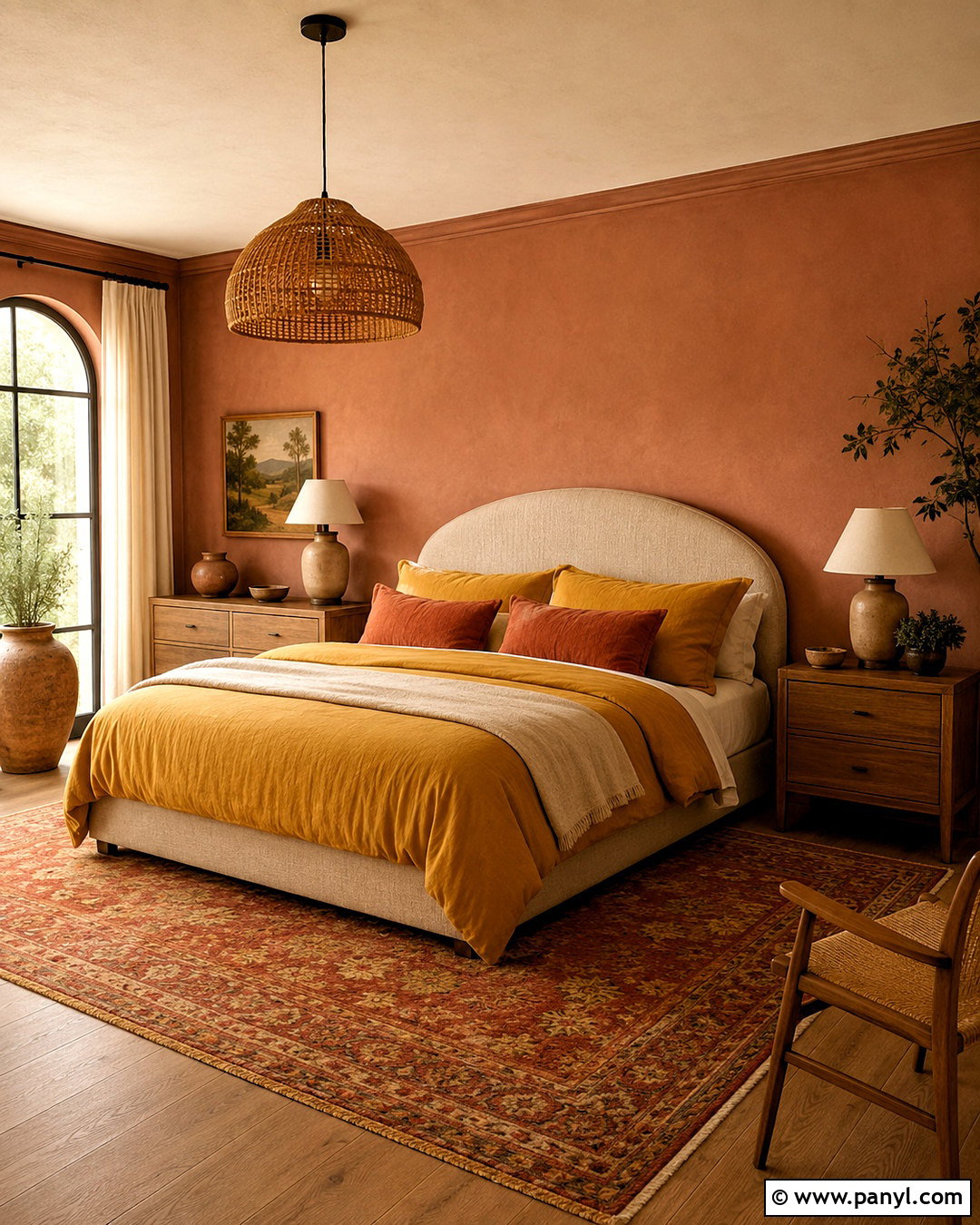 Mustard Yellow And Terracotta Bedroom - 20 mustard yellow bedroom ideas