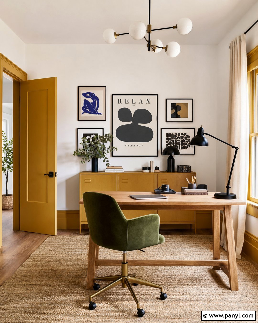 Mustard Yellow Baseboards And Trim - 35 Baseboards And Trim Color Ideas