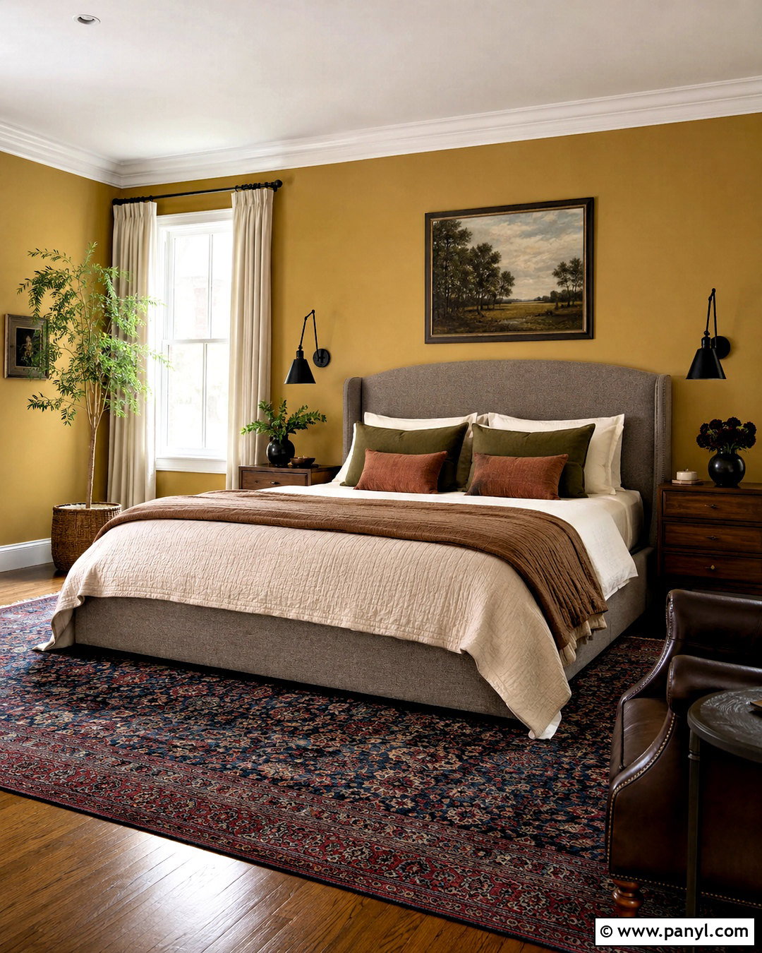 Mustard Yellow Bedroom Walls - 35 yellow painted walls