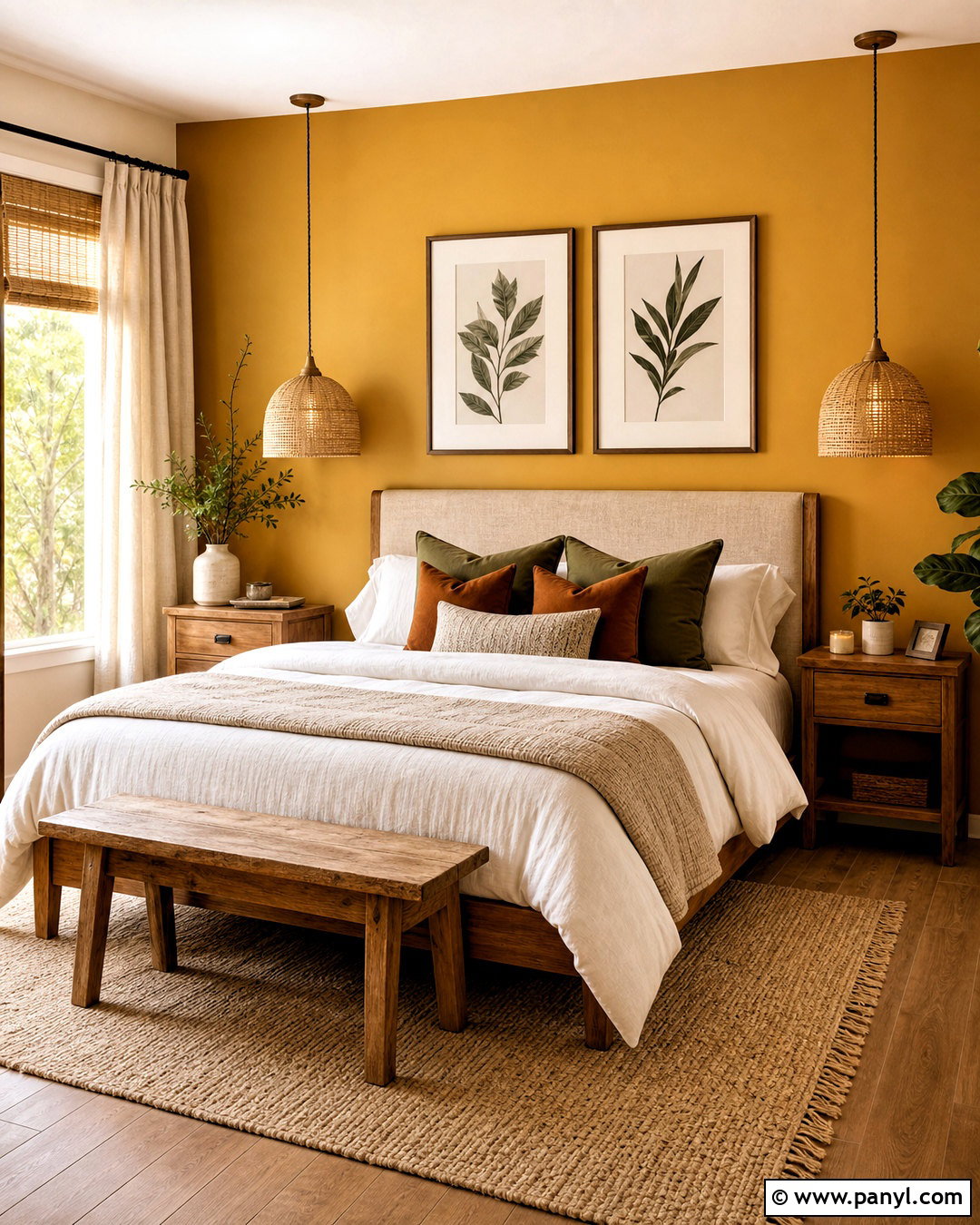 Mustard Yellow Bedroom - 20 mustard yellow interior ideas