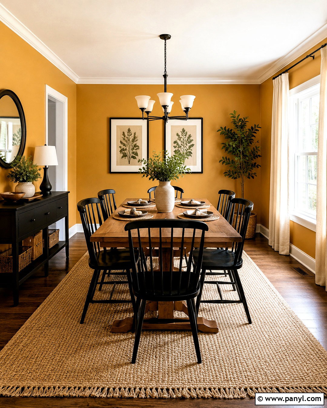 Mustard Yellow Dining Room Walls - 20 mustard dining room ideas