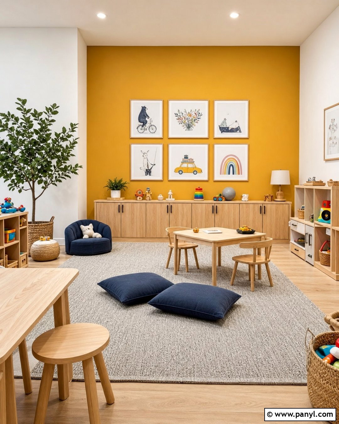 Mustard Yellow Feature Wall - 30 Feature Wall Colours