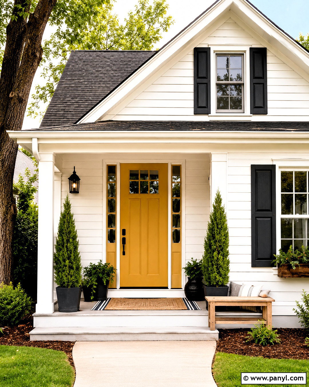 Mustard Yellow Front Door - 20 mustard color ideas