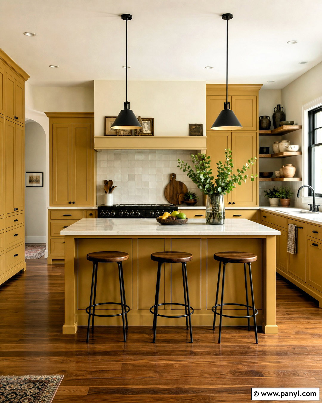 Mustard Yellow Kitchen Cabinets - 20 yellow for kitchen ideas