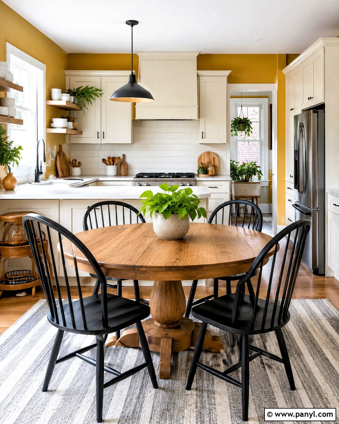 Mustard Yellow Kitchen Wall - 20 colourful walls