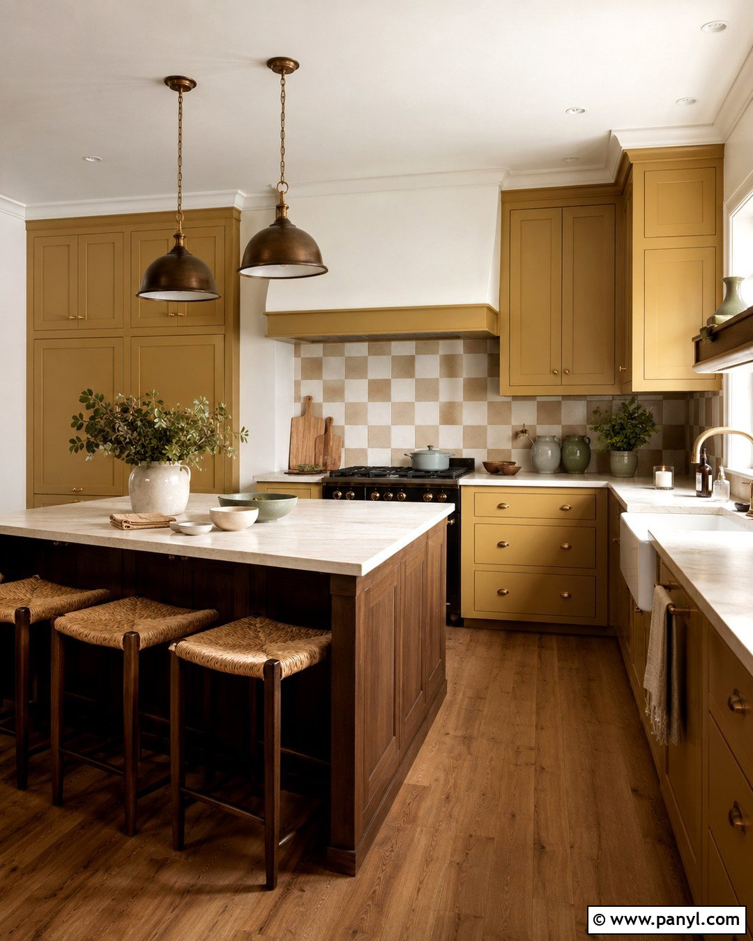Mustard Yellow Kitchen - 20 Rich Kitchen Colors
