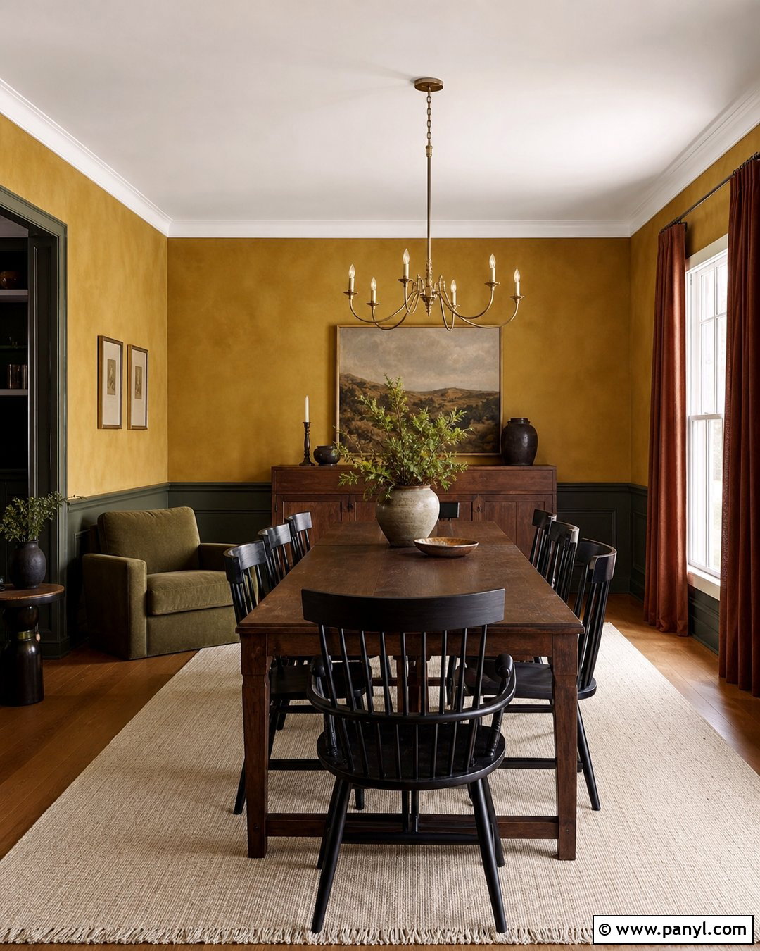 Mustard Yellow Limewash Dining Room - 25 Yellow Limewash Walls