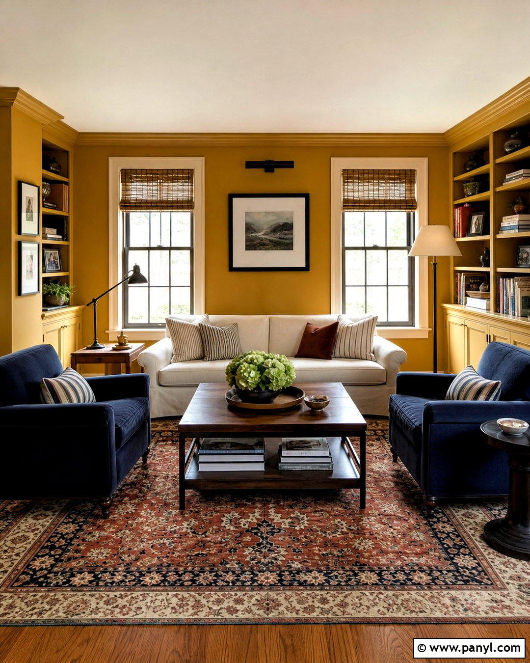 Mustard Yellow Living Room Paint - 20 home painting ideas living room ideas