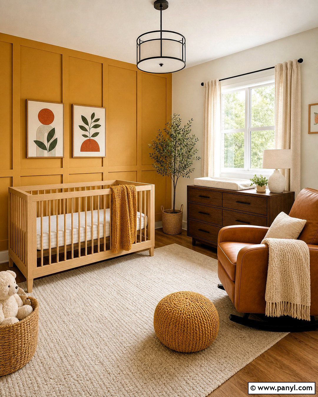 Mustard Yellow Nursery - 20 yellow nursery ideas