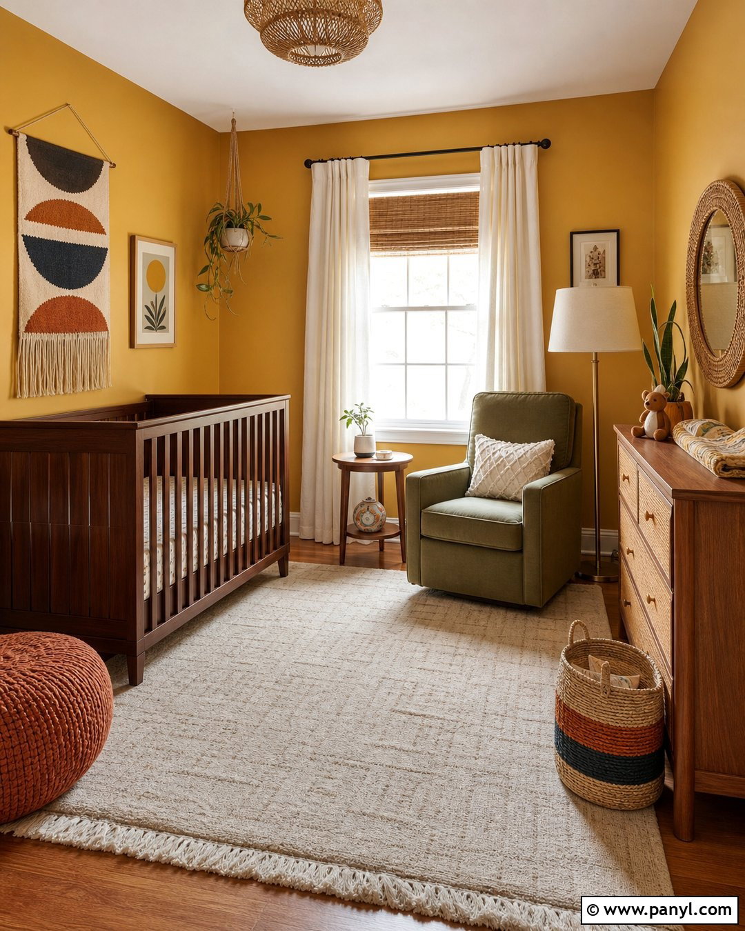 Mustard Yellow Nursery Walls - 30 Yellow Nursery Walls