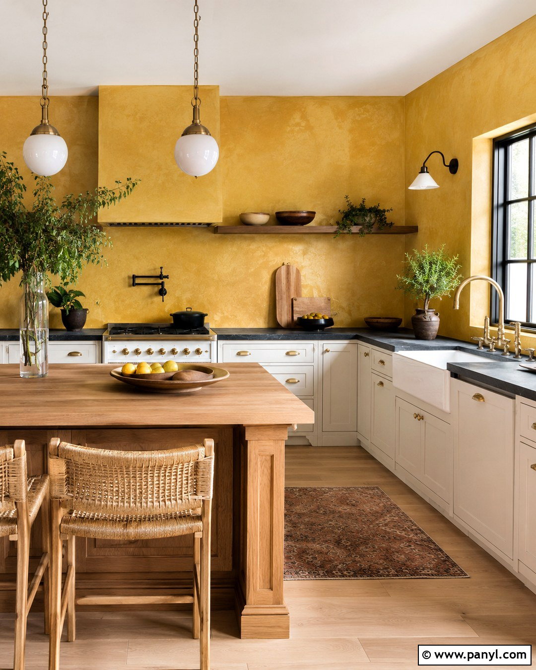 Mustard Yellow Plaster Kitchen - 20 Yellow Plaster Walls