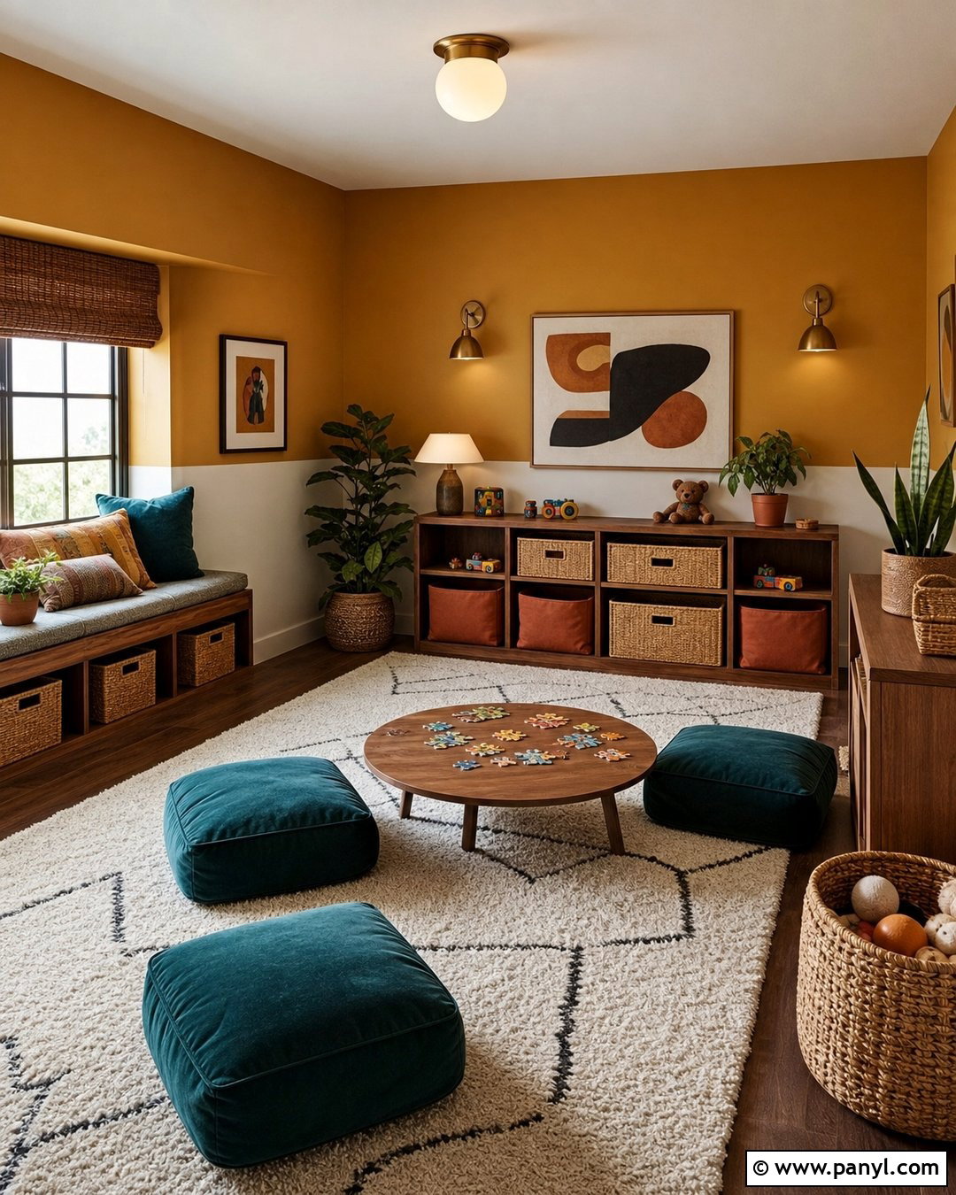 Mustard Yellow Playroom Wall Color - 35 playroom wall colors