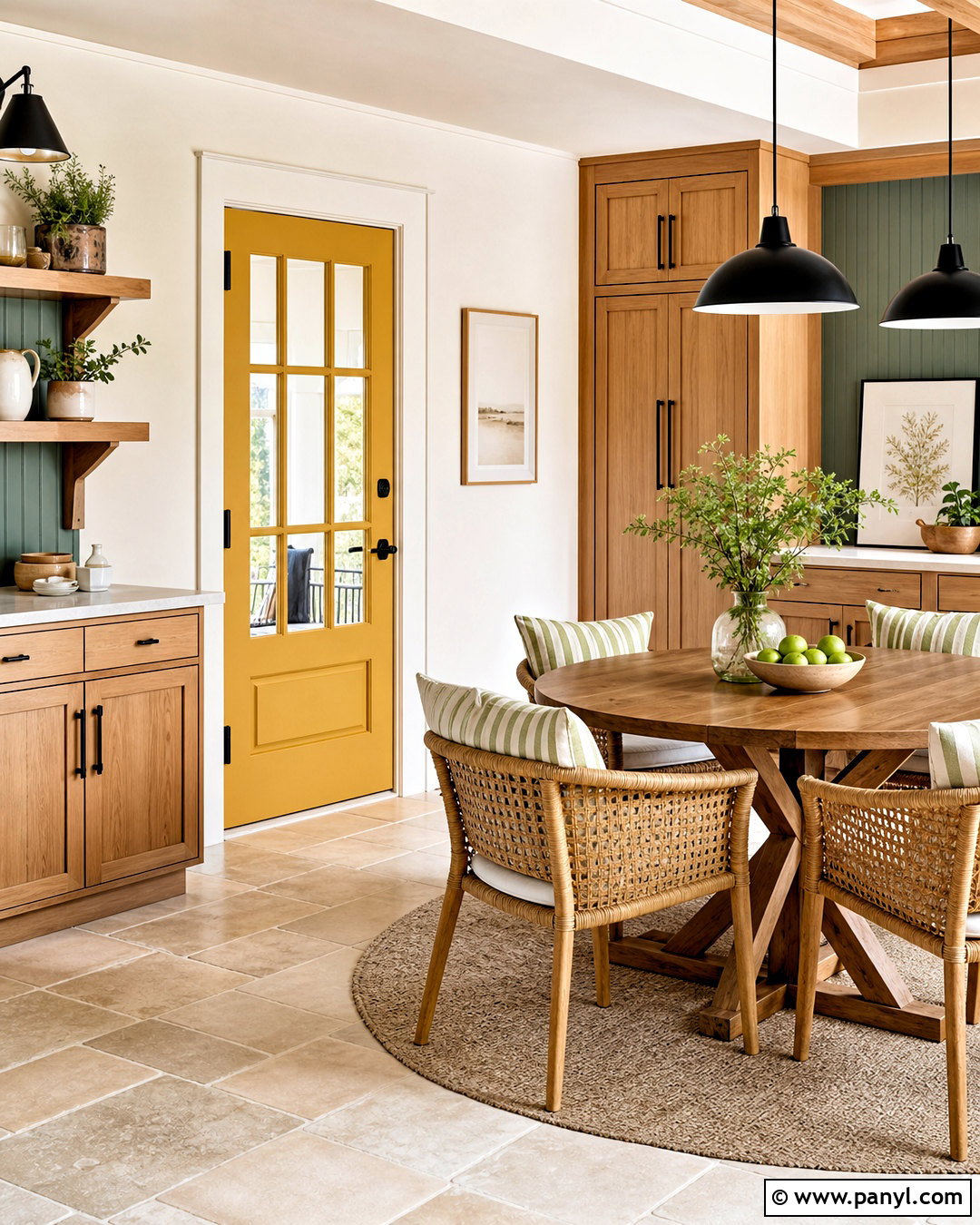 Mustard Yellow Room Door - 20 room door color ideas