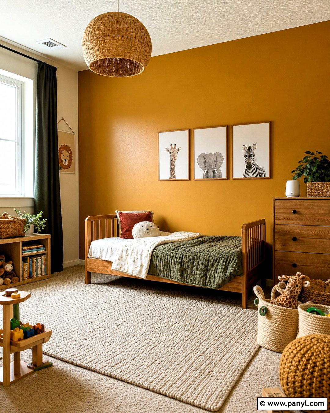 Mustard Yellow Toddler Room - 20 yellow toddler room ideas