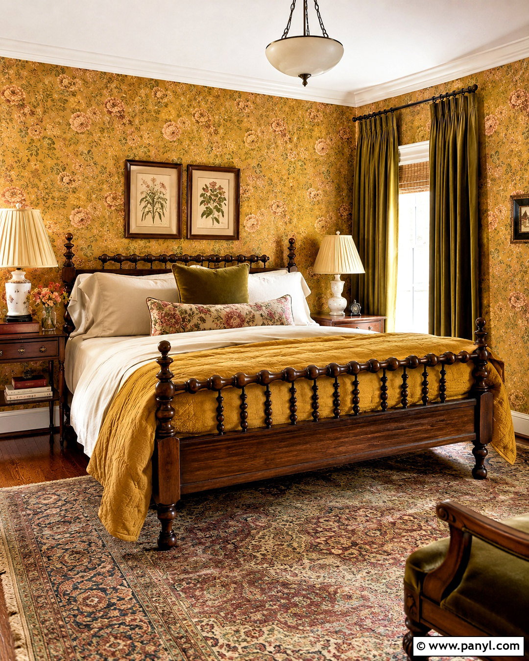 Mustard Yellow Vintage Bedroom - 20 mustard yellow bedroom ideas