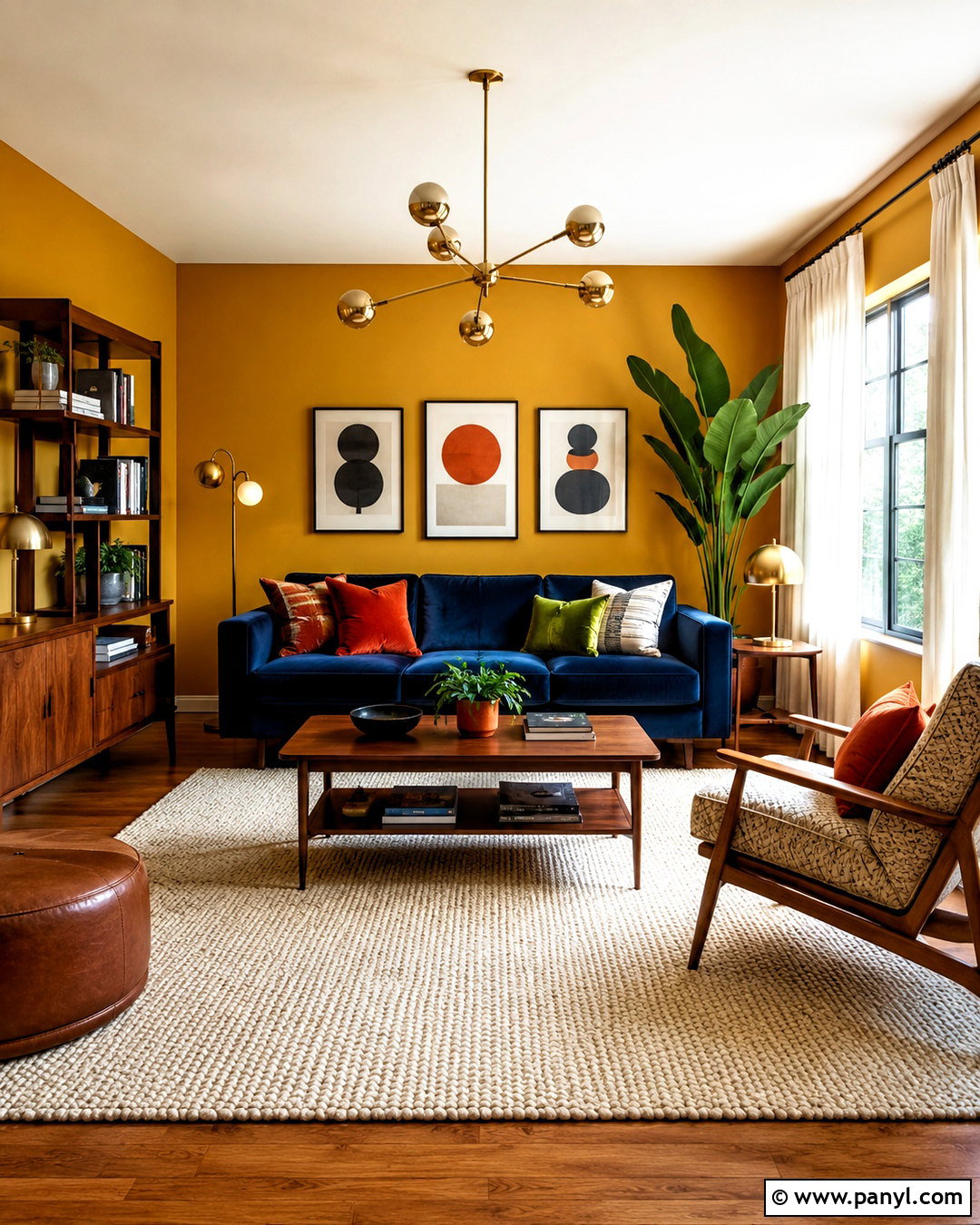 Mustard Yellow Wall Color - 40 Aesthetic Wall Colour Ideas