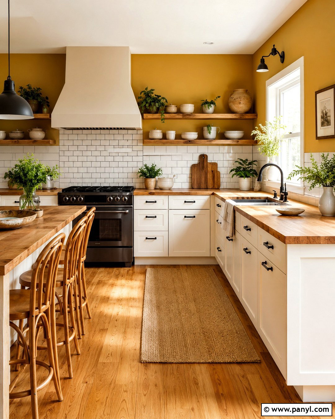 Mustard Yellow Wall Color for Kitchen - 20 Colorful Wall Colors
