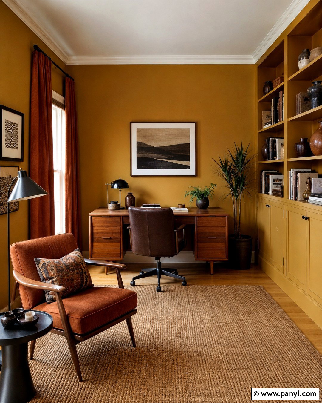 Mustard Yellow Wall Color - 20 70S Wall Colors