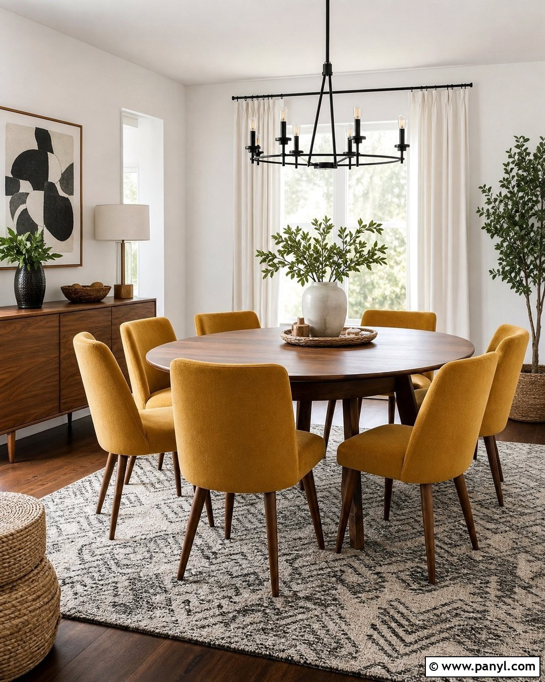 Mustard Yellow With White Walls - 20 Shades For White Walls