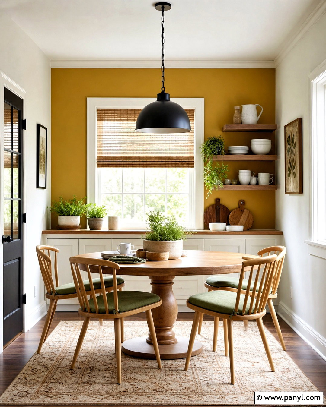 Mustard Yellow and Soft White Walls - 20 wall color combination ideas