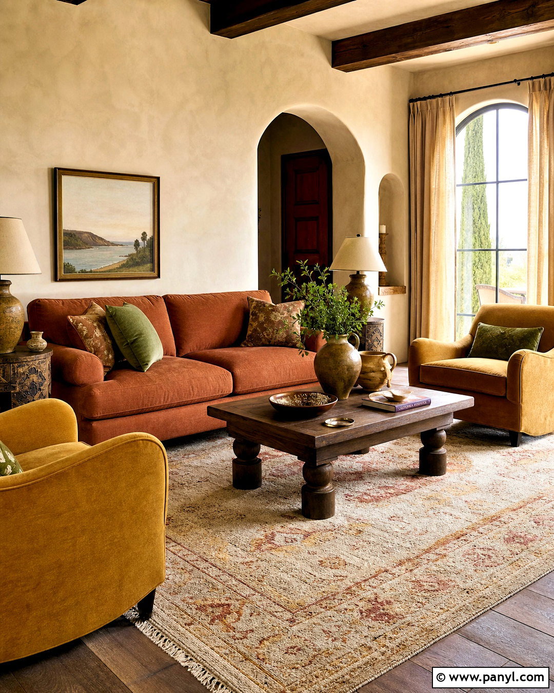Mustard Yellow and Terracotta Interior - 20 mustard yellow interior ideas
