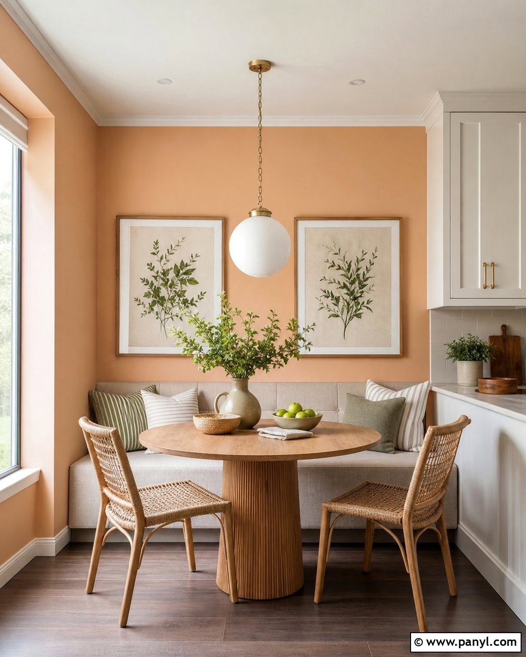 Muted Apricot Wall Color - 35 Cozy Wall Colors