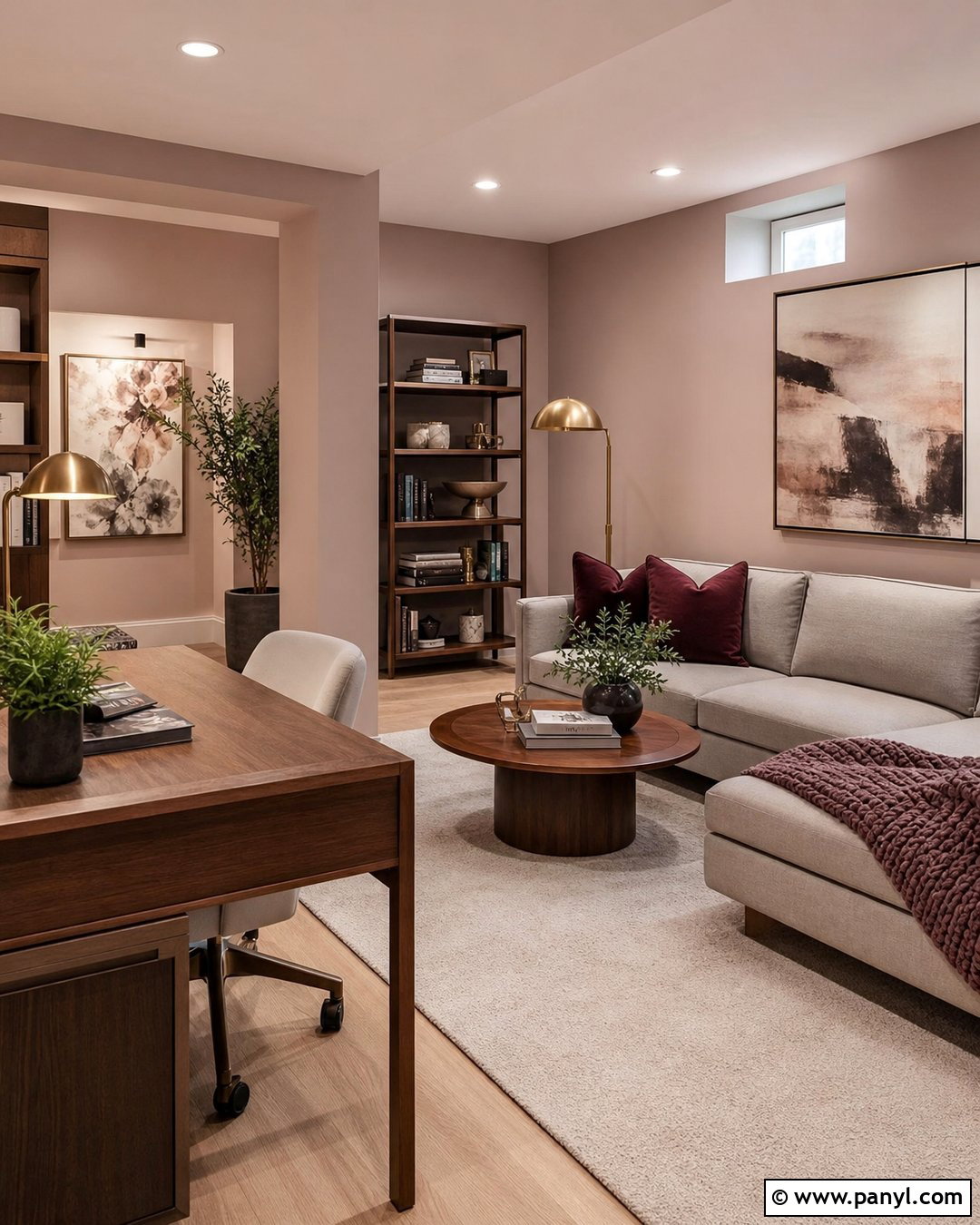 Muted Blush Basement Color - 20 Nice Basement Colors