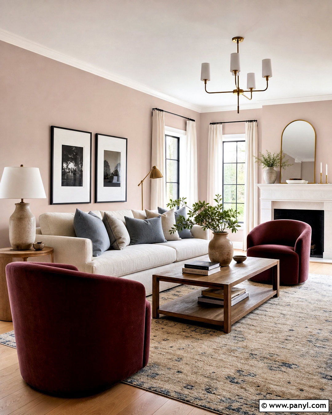 Muted Blush Living Room Paint - 20 indoor paint colors living room ideas