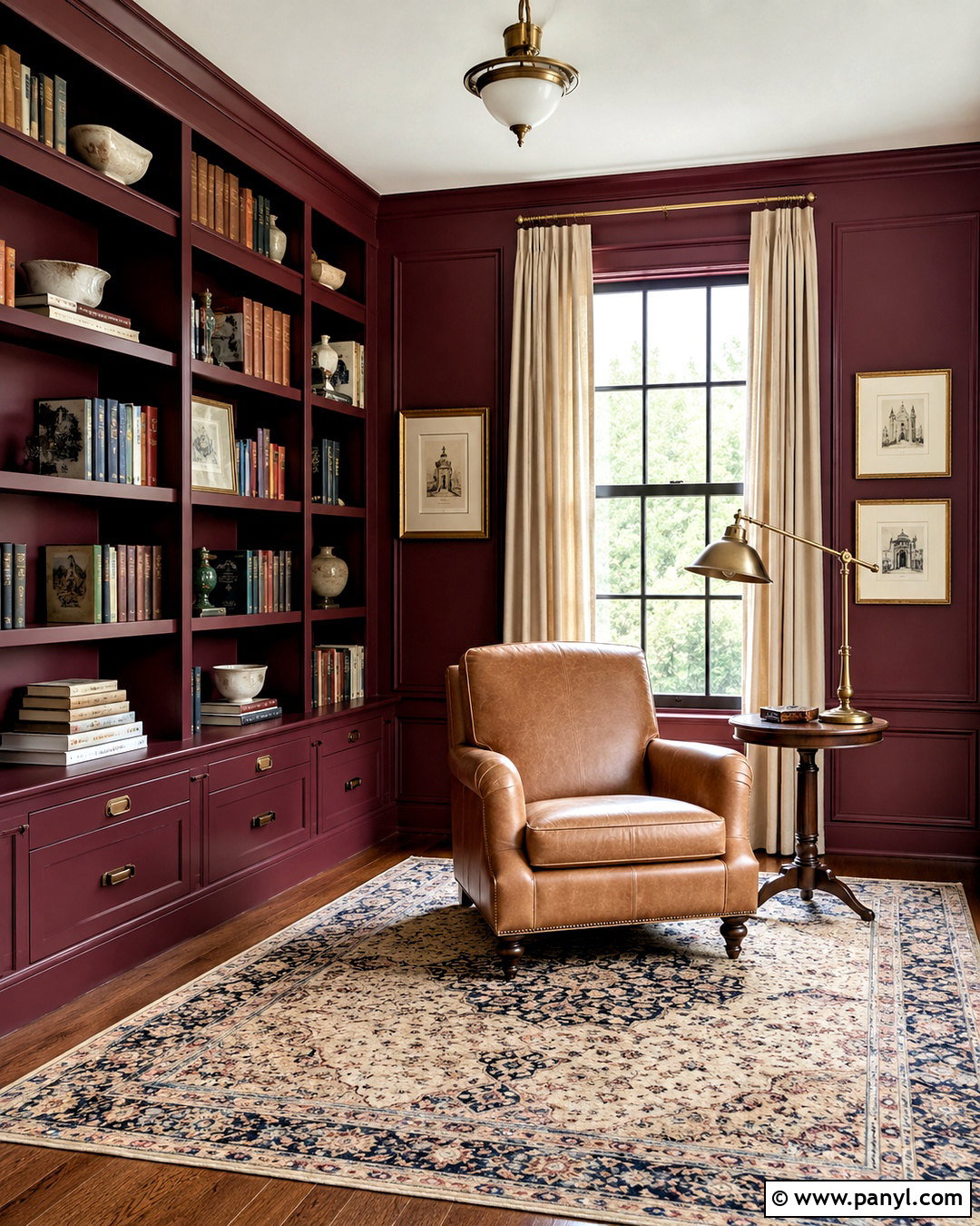 Muted Burgundy Wall Paint - 20 Wall Paint Color Names