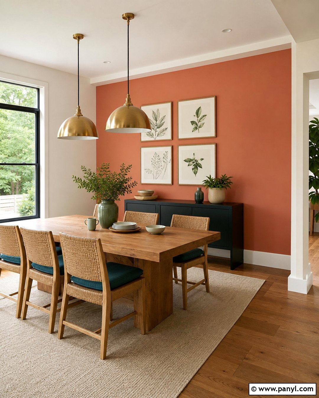Muted Coral Accent Wall - 30 Best Accent Wall Colors