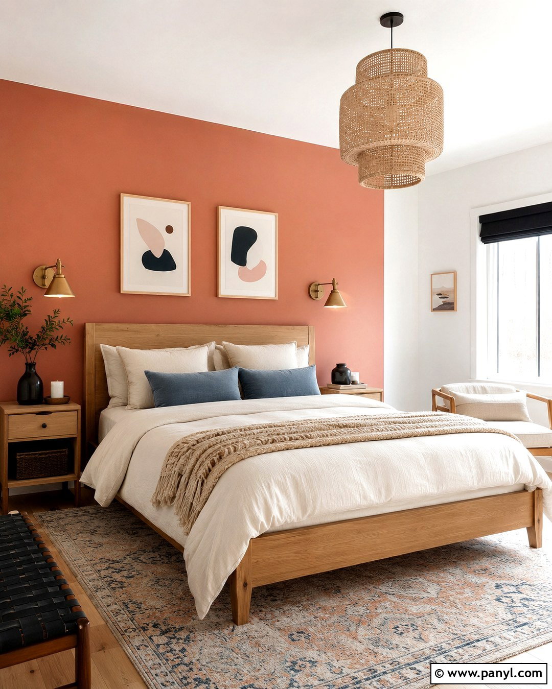 Muted Coral Accent Wall - 20 Accent Wall Colors 2027