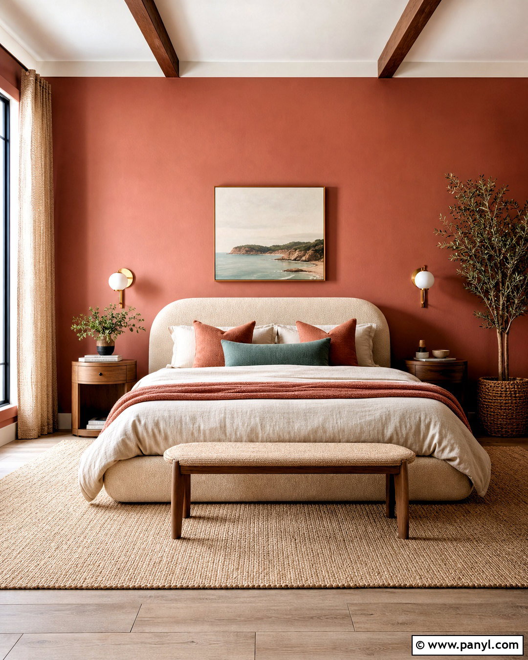 Muted Coral Bedroom Paint - 20 warm paint colors for bedroom ideas