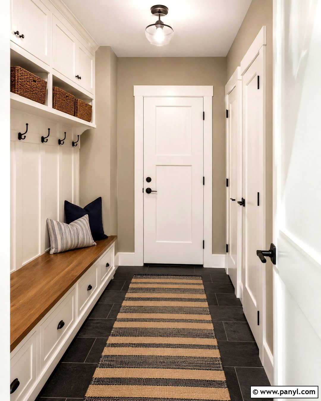 Muted Khaki Walls With White Trim - 20 Neutral Wall Color With White Trim Ideas